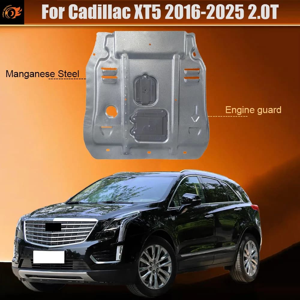 For Cadillac XT5 2016-2025 2.0T Engine Base Guard Shield Splash Mud Flap Gear Box Under Fender Cover Board Plate Accessories