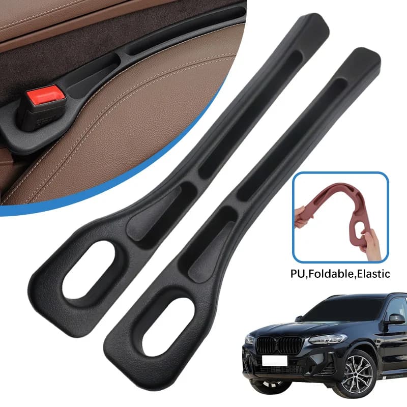 2pcs Car Seat Gap Protector-Stop Small Items from Falling For BMW X3 E38 G01 E90 E60 E61 F36 E70 E53 E46 X1 Auto Accessories ﻿