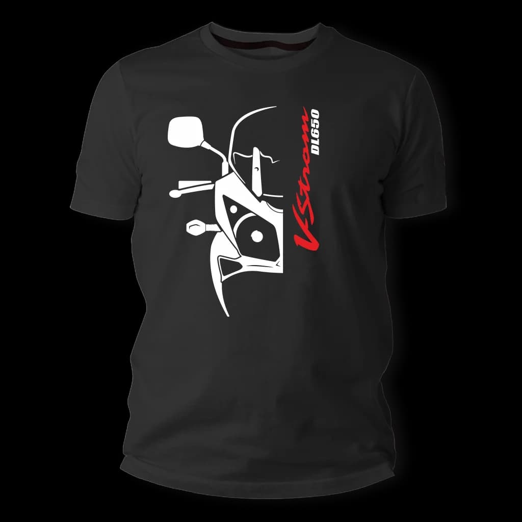 Retro DL 650 V-Strom Motorcycle T-Shirt 100% Cotton O-Neck Short Sleeve Summer Casual Mens T-shirt Streetwear