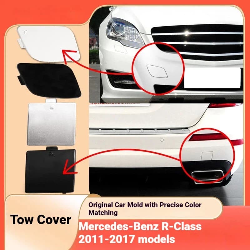Suitable for Mercedes-Benz R-Class Front and Rear Bar Trailer Cover W251 R300 R320 R350 Trailer Hook Pull Cover Plug Cover