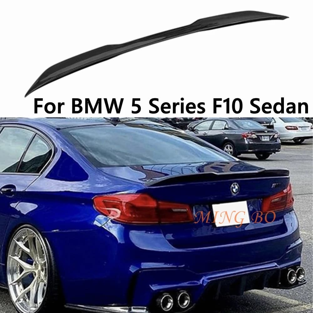 For  BMW 5 Series F10 F18/F10 M5 Sedan PRO Style Carbon fiber Forged carbon Rear Spoiler Trunk wing 2009-2017