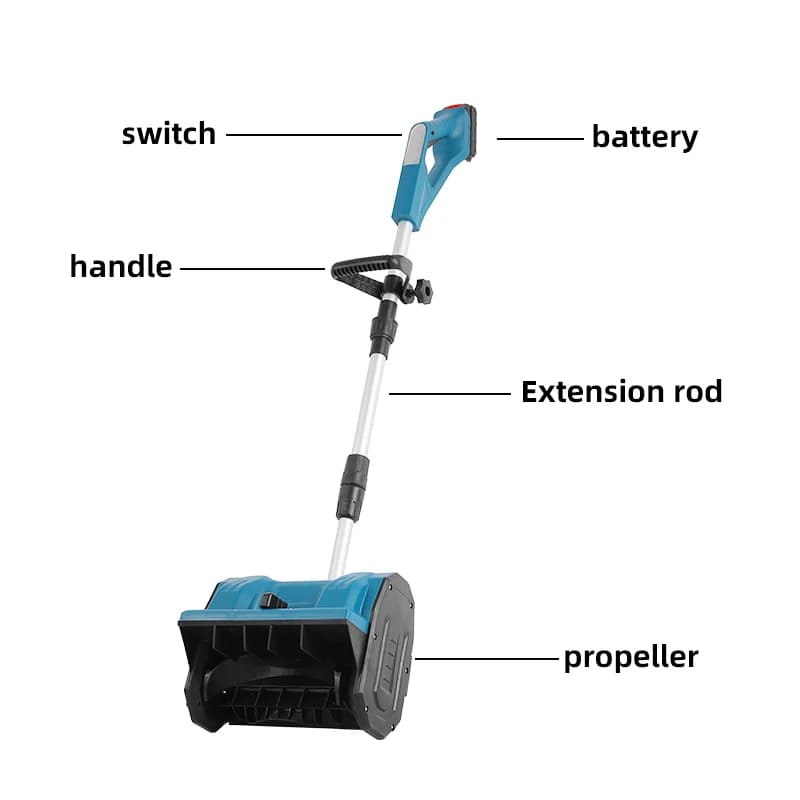 Home lithium electric snow plow, outdoor portable