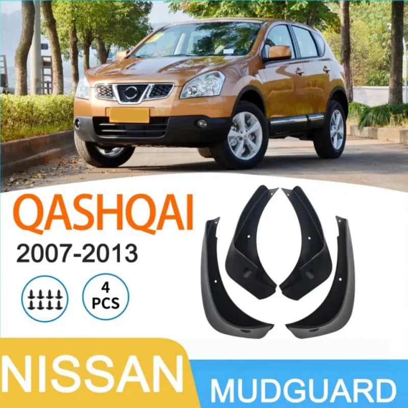 for Nissan Qashqai J10 2007 2008 2009 2010 2011 2012 2013 Mudguards Mudflaps Fender Mud Flap Splash Guards Protect Accessories