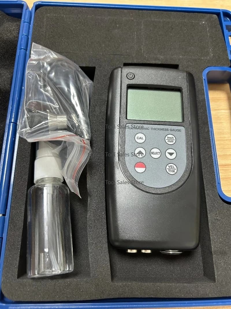 Portable Ultrasonic Thickness Gauge for Steel & PVC Pipes – Wall Thickness Test + Digital Coating Measurement