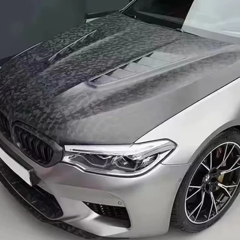 Premium Forged Carbon Fiber Engine Hood for  5 Series F90 M5 G30 G38 Upgrade Real Carbons Auto Bonnet Hood Cover