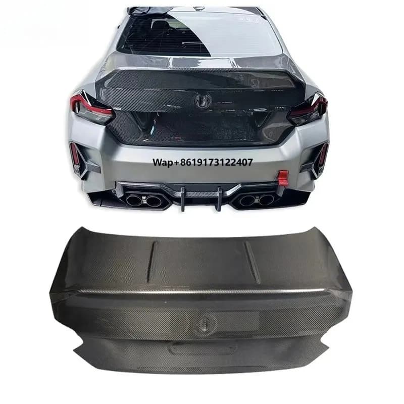 For  G42 G87 M240i M2 2022+ CSL Style Dry Carbon Fiber Trunk Lid OEM Fit Replacement Ultra-Lightweight Racing Boot Lid