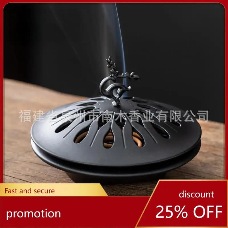 YFY Tea Ceremony Home Decoration Auspicious Deer Incense Burner,  Ceremony Buddhist Supplies, Zen-Inspired Decorative Craft