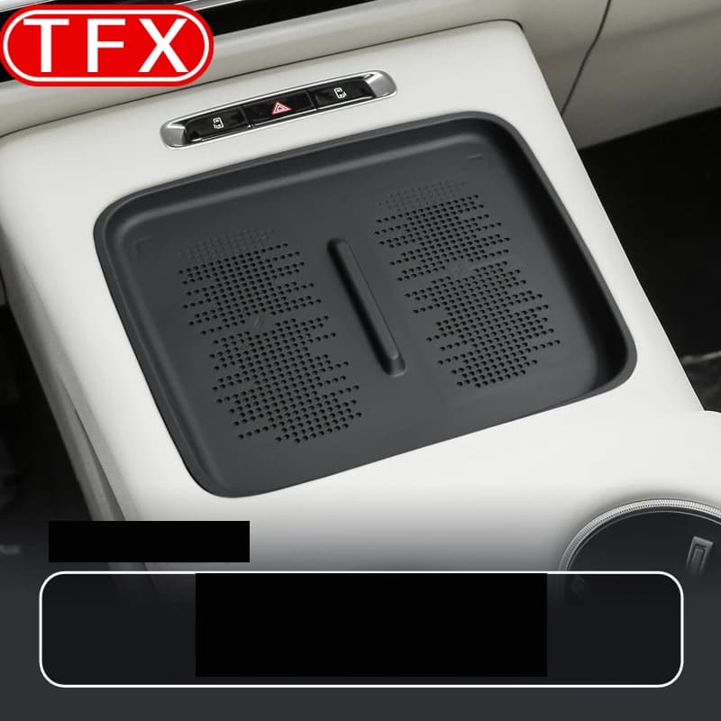For Voyah Dream 2025 Car Styling Central Control Wireless Charging Silicone Pad Central Storage Dustproof Mat Auto Acccessories