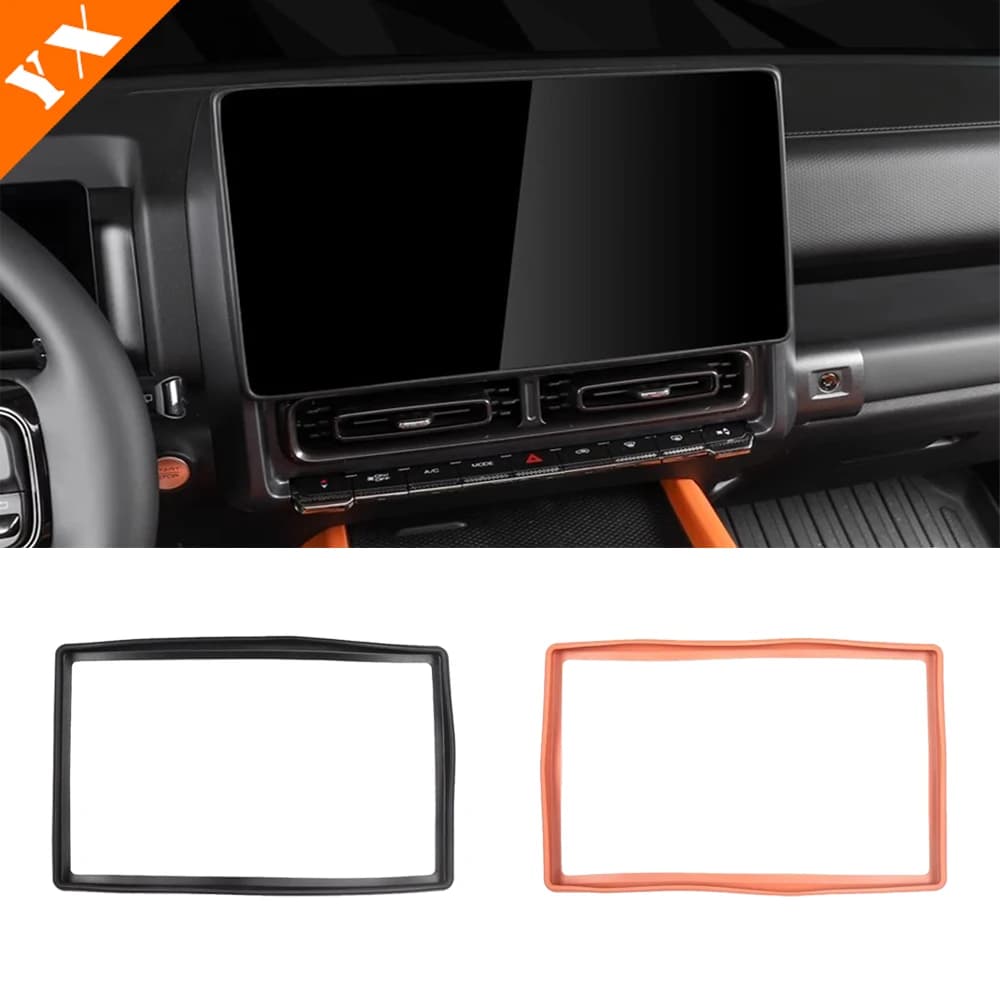 For GMW Haval H9 2024 2025 Accessories Car Central Control Screen Protector Rubber Sleeve Car Navigation Screen Protector 1pcs