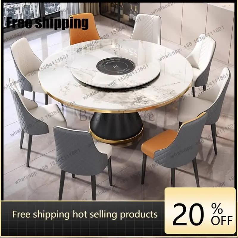 XX.Party Items Dining Tables Chairs White Italian Expandable Nordic Dining Tables Luxury Modern Mesas Comedor Furniture For Home