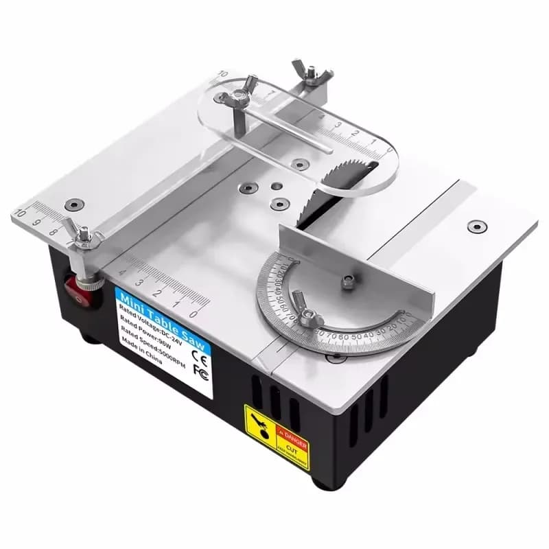 Household Mini Table Saw Electric Multi-Function Precision Dust-Proof Decoration Cutting Machine DIY Model Mini Table Saw