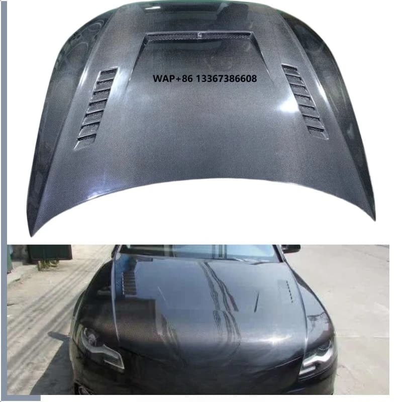 A4 S4 RS4 Carbon Fiber Car Engine Hood Bonnet