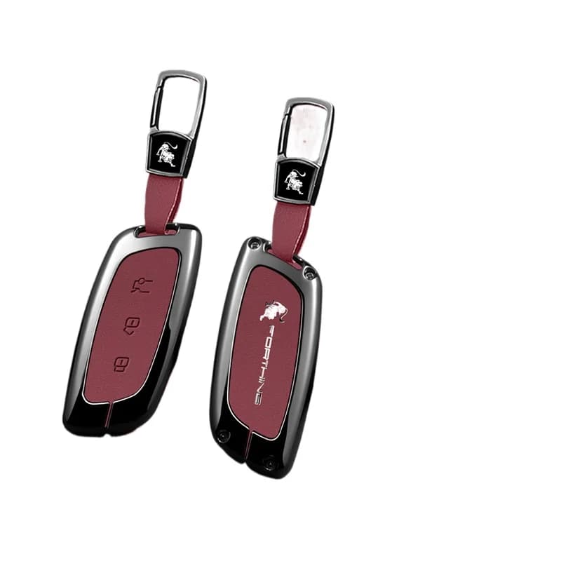 Premium Zinc Alloy Key Cover Case for Dongfeng Forthing Xinghai S7 (2025) - Protective Key Fob Shell Key Bag Chain