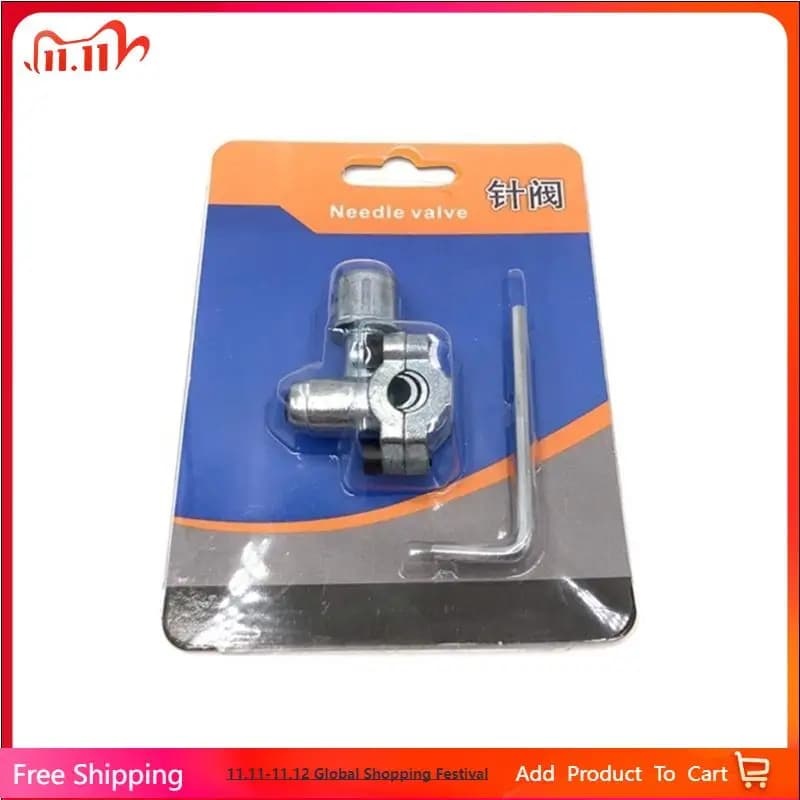 Air Conditioner HVAC Refrigerator Freezer, Fluorine Needle Punched Valve BVP-31 Zinc Alloy Needle Punched Air Conditioner Valve