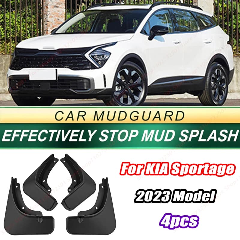 For KIA Sportage 2023 Model 4PCS Front Rear Mud Flaps Splash Guards Fender Mudguards Auto Accessories