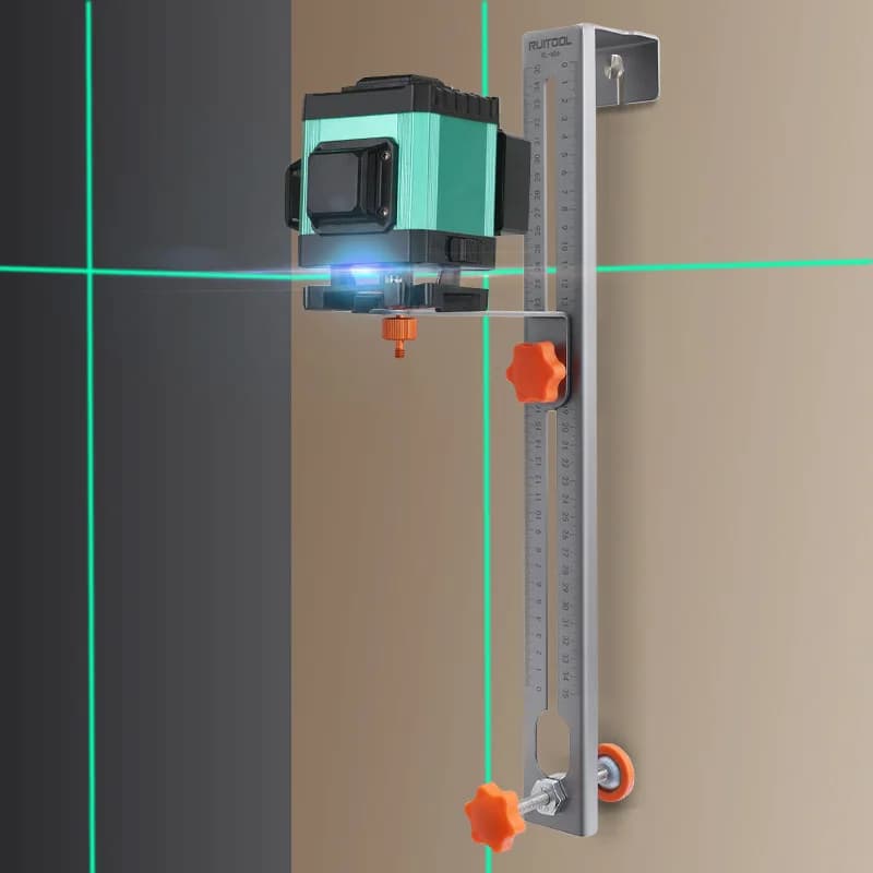 Adjustable Laser Level Bracket Wall Mounted Level Brackets Carpentry Carbon Steel Lift Support Rod Ceiling Horizontal Hanger