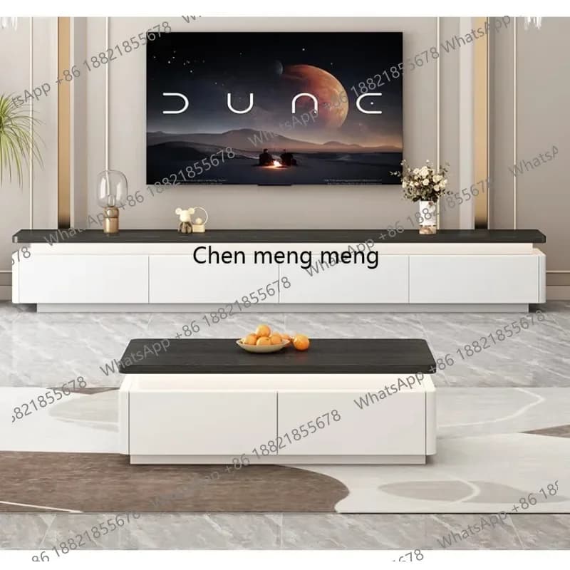 70 Inches Floor Mount Tv Stand Living Room Items Luxury Lowboard Tv Cabinet Drawers Console Corner Modern House Accessories RR