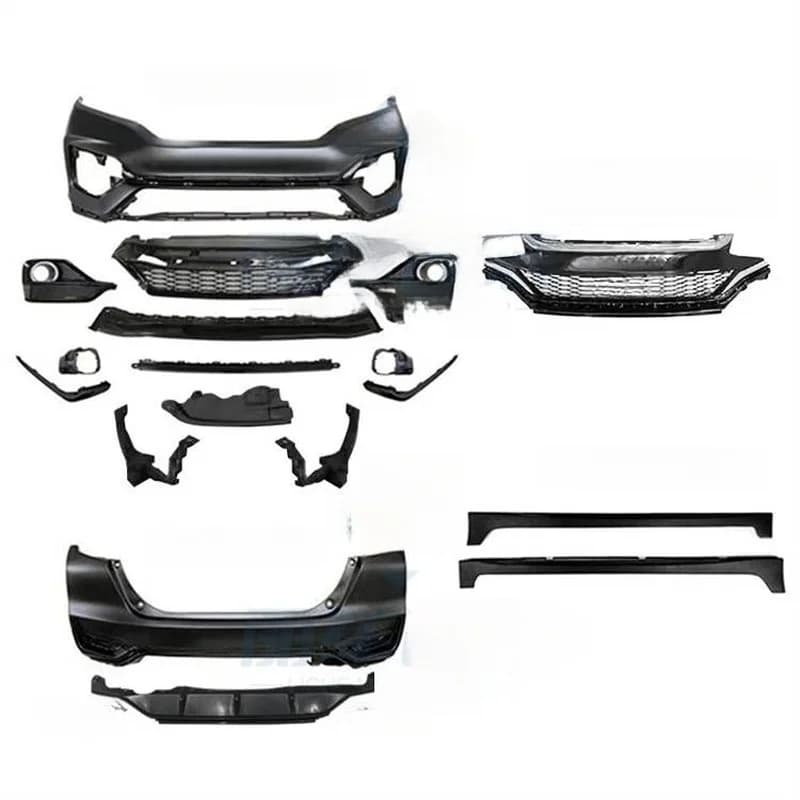 High Quality RS Style Body Kit Front Rear Bumper For Honda Fit GK5 2014-2020 Upgrade
