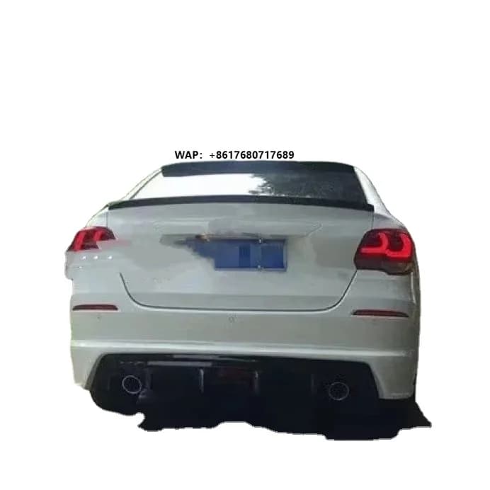 PP Plastic Body Kit for  Modified Car, Lip Side Skirt Spoiler Wing