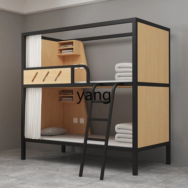 LTT High and Low Iron Frame Bed Homestay Double Floor Apartment Student Staff Dormitory Bunk Bed