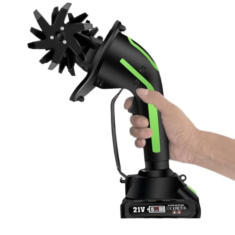 2025 New Small Micro Tiller Lithium Battery Rotary Tiller Rechargeable Planting Flower Handheld Electric Soil Scarifier