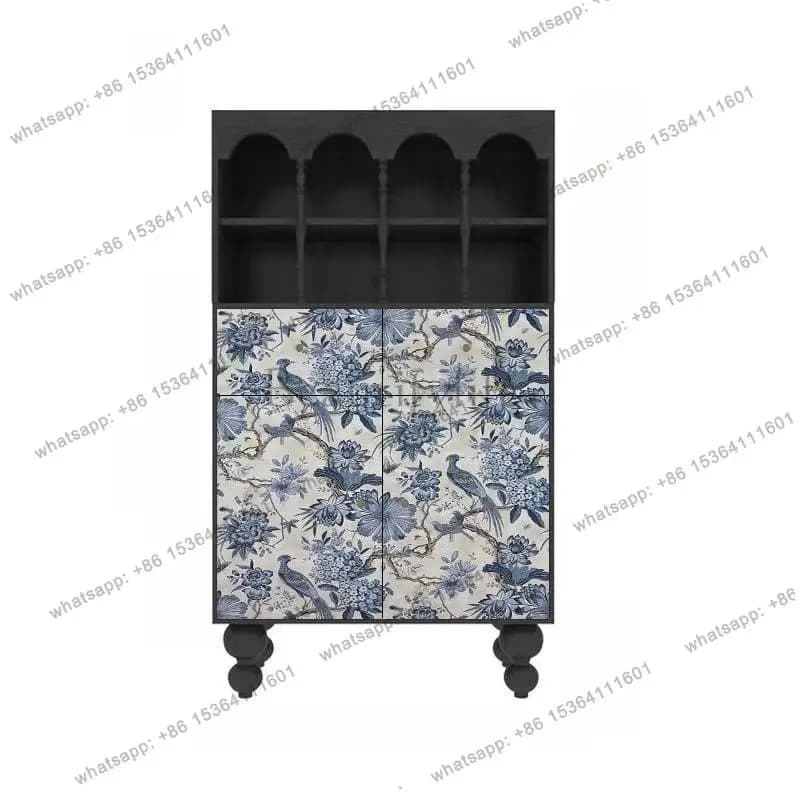 Luxury Black Living Room Cabinets High Small Narrow Vintage Living Room Cabinets Space French Meuble Rangement Furniture Home
