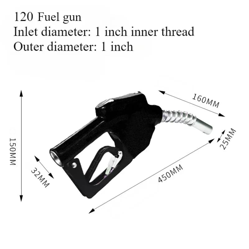 120 Caliber One Inch Refueling Tool, Suitable for Portable High Flow Refueling Machine Accessories