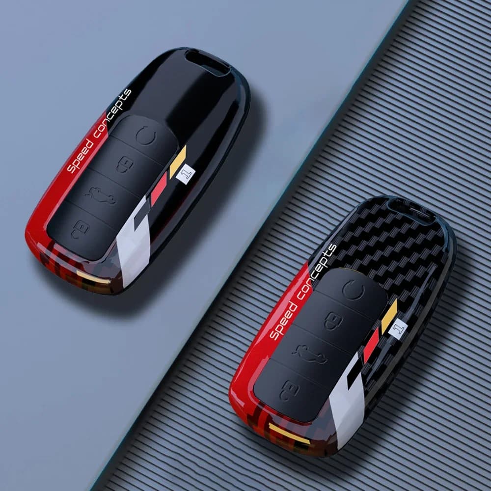 ABS Keychain Car Key Case Cover For Cherry Omoda 5 C5 Tigo 7 8 Pro Max Tigo 7 8 Plus Arrizo 5 Plus Interior Hold Key Bag Parts