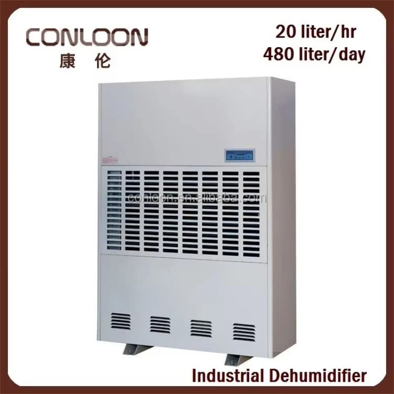 Manufacturer Wholesale Industrial Dehumidifier 480LPD Industrial Refrigerant Compressor Dehumidifier for Library with RS485