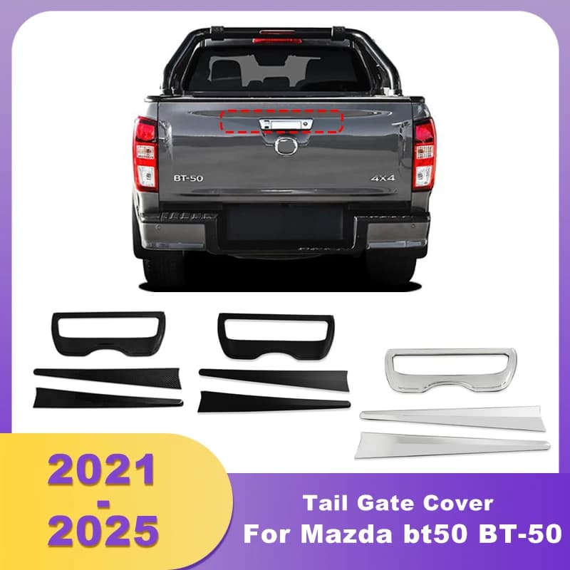Rear Tailgate Cover Trim For Mazda bt50 BT-50 2021 2022 2023 2024 2025 Accessories Pick Up Rear Door Handle Bowl Insert