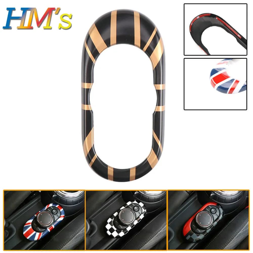 Car Accessories For MINI Cooper F55 F56 F57 Central Console Buttons Gear Panel Cover Sticker