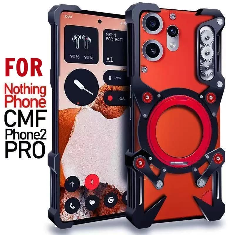 Powerful Shockproof Metal Armor Case For Nothing Phone 3A 2A Plus 3 2 Pro Aluminum Cases Cover Bumper Coque For Nohing phone One