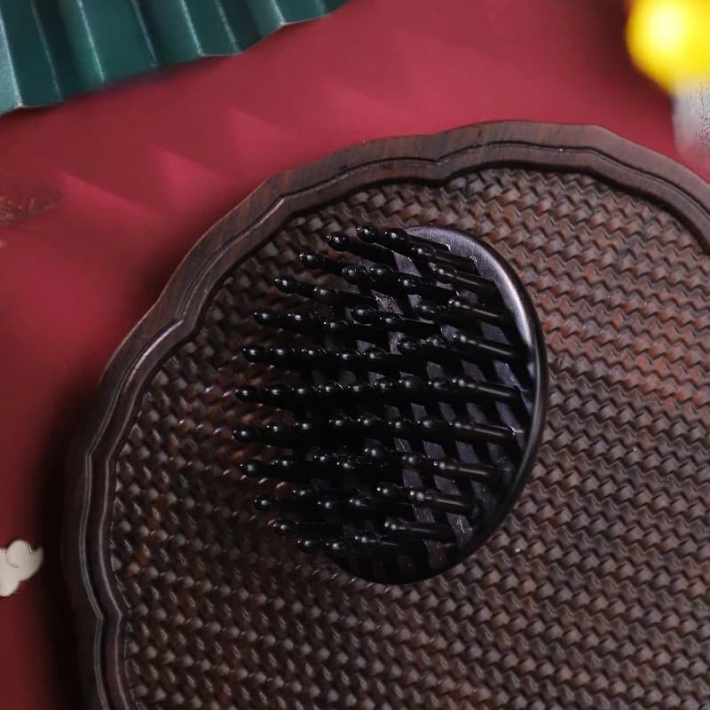 Head teeth meridian massage brush, head hair treatment comb