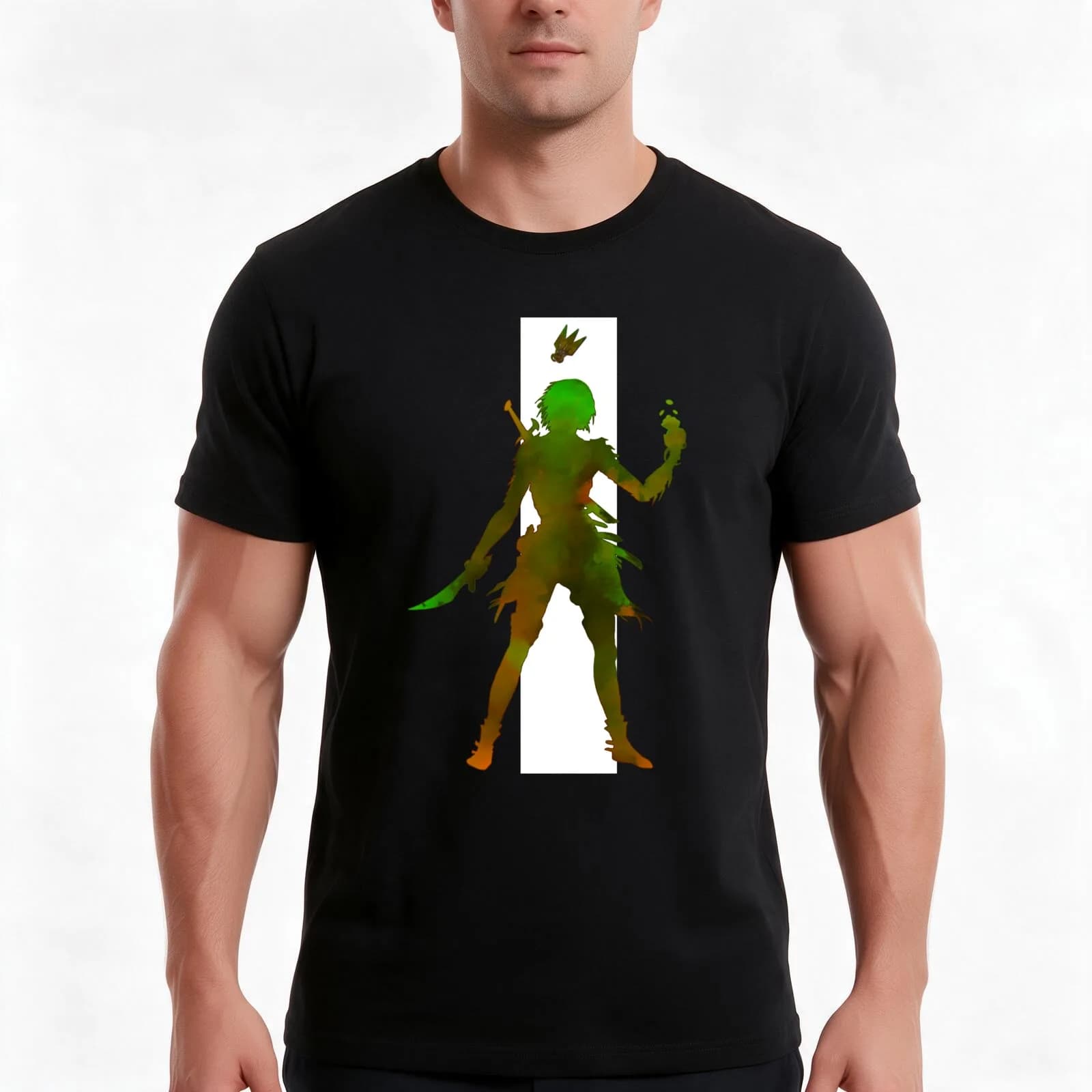 Gloomhaven Scoundrel T-Shirt, Summer Casual Cotton Tee, Oversized Streetwear Tops, Vintage Graphic Print, Loose Fit Short Sleeve