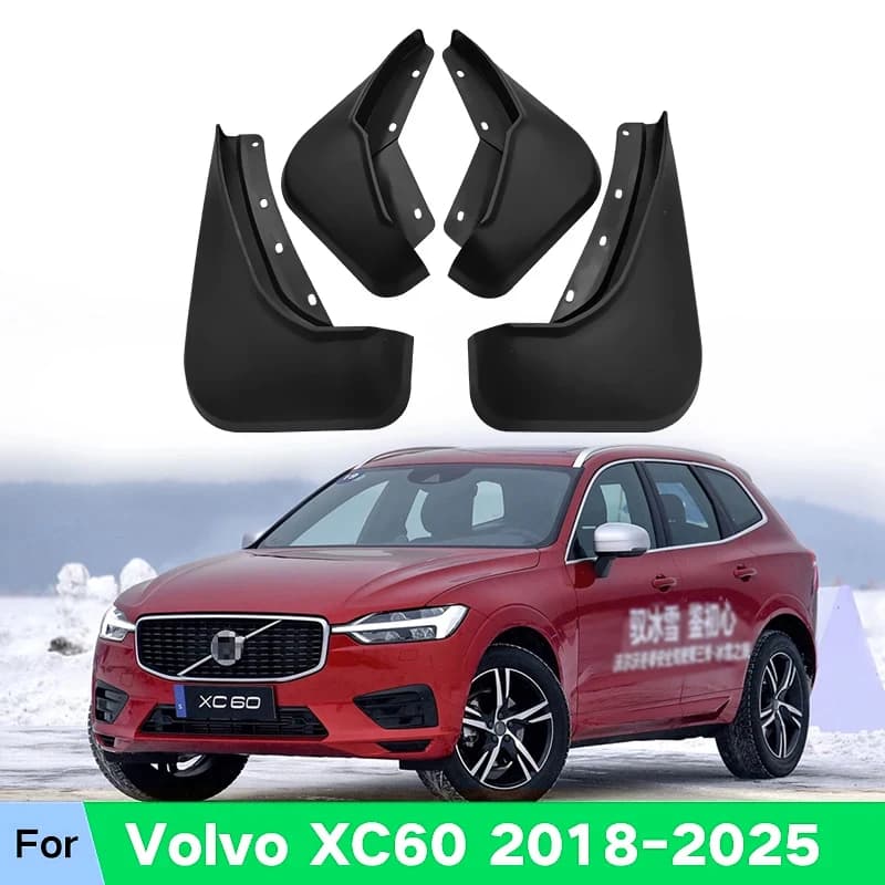 Mud Flaps For Volvo XC60 2018-2025 2022 2023 2024 Splash Guards Fender MudFlaps Front Rear Mudguards Car Accessories