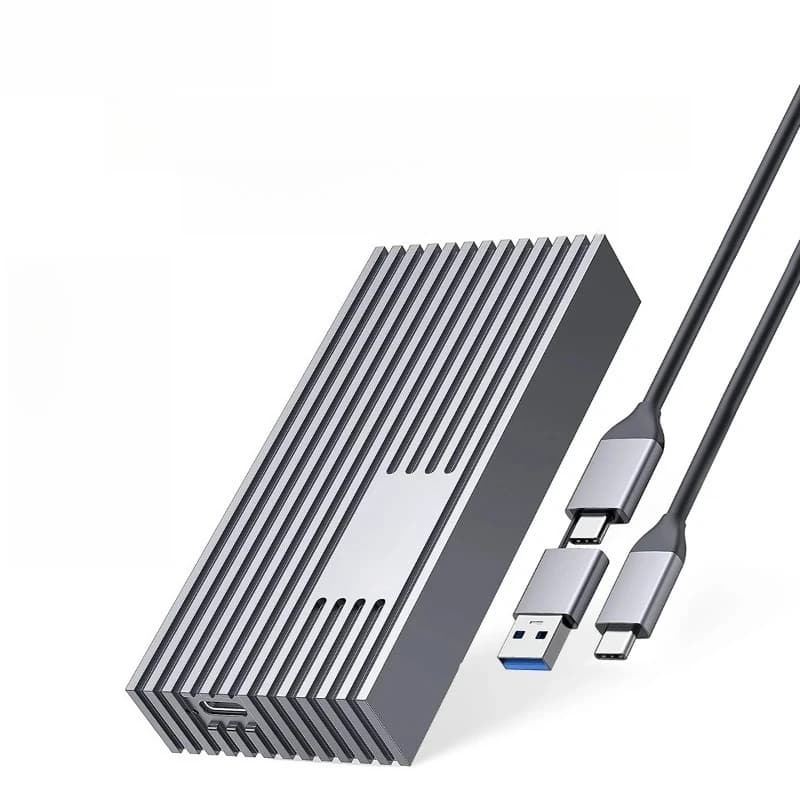 NVMe M.2 SSD Enclosure USB4 40Gbps PCIe3.0x4 20Gbps 10Gbps M.2 External Case Compatible with Thunderbolt 3/4