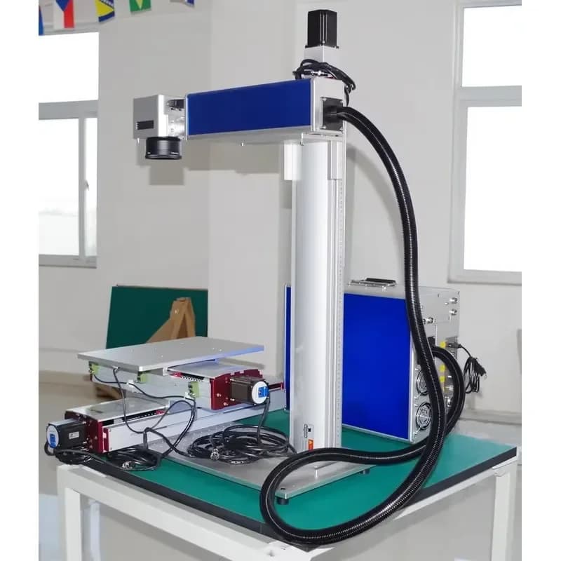 Hot Sale Raycus JPT IPG Optional Air Cooled Metal Uv Fiber Engraving Machine 20W 30W 50W Fiber Marking Machines