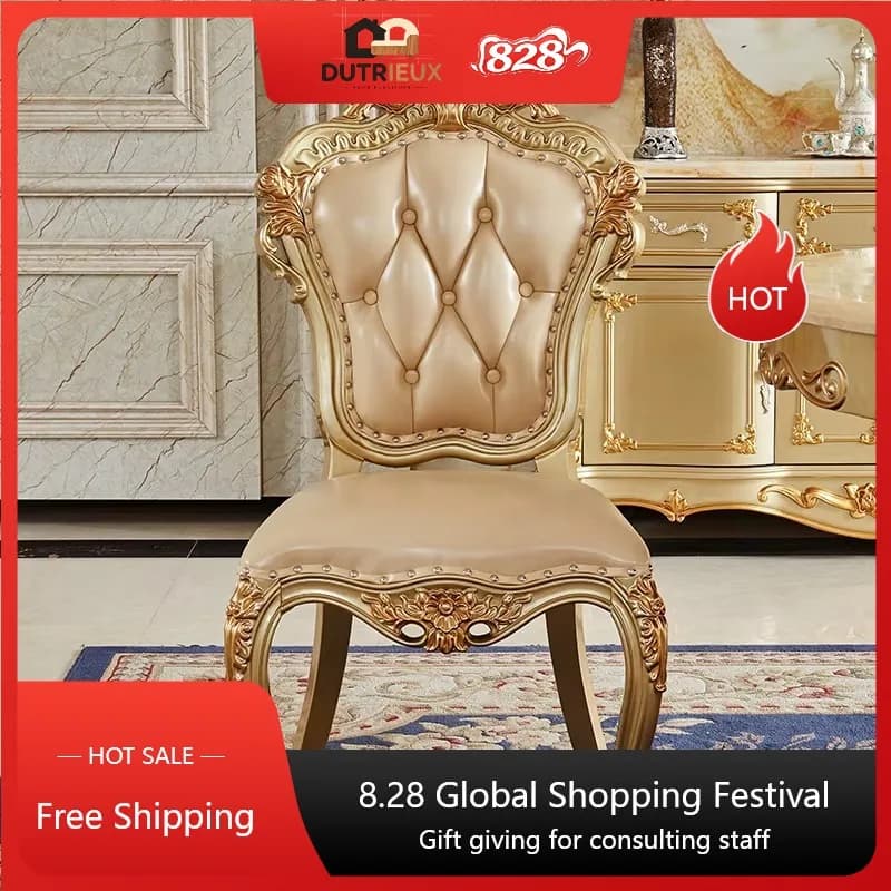 Fancy Modern Home Dining Chairs Restaurants Luxury Lounge Designer Hotel Chairs Vanity Occasional Sillas Para Comedor Furniture