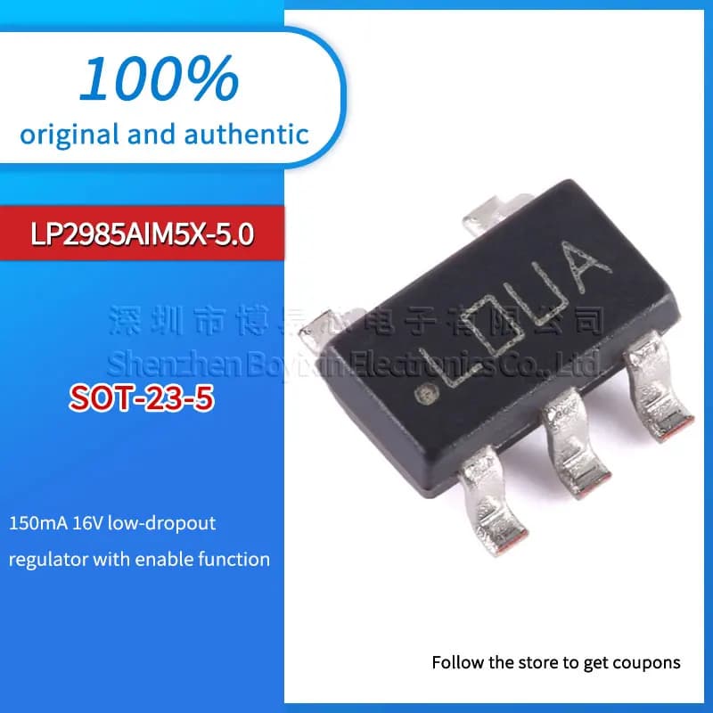 LP2985AIM5X-5.0/NOPB LOUA Black PC casing