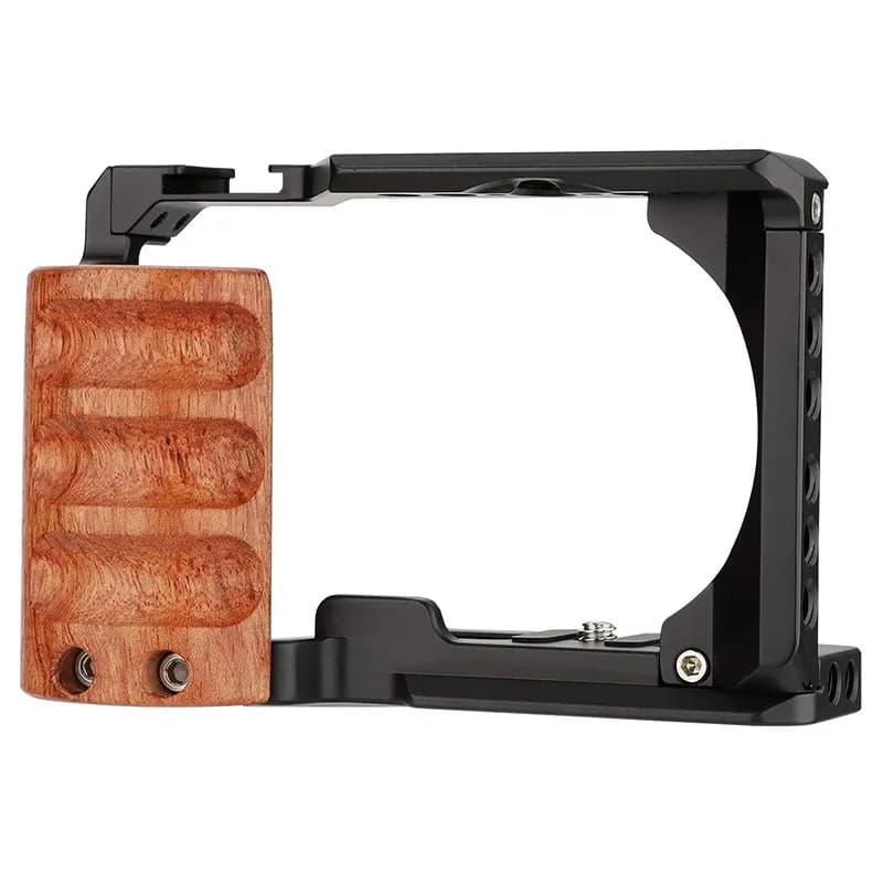 Camera SLR vertical shot wooden handle bracket accessories