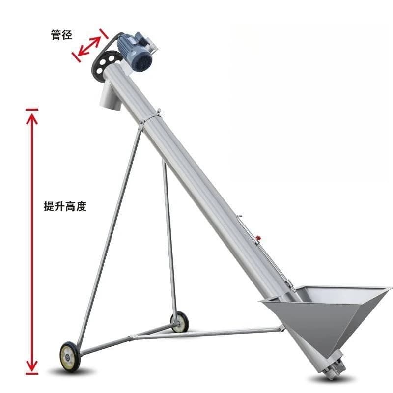 Feeding machine Feed drying powder conveyor Pellet grain suction machine