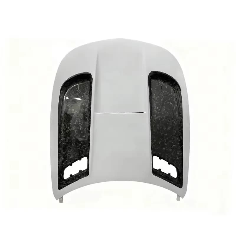 Black Series Style Forged Carbon Fiber Auto Parts Bonnet Hood for GT GTC GTS 2015-2018 Carbon Hood