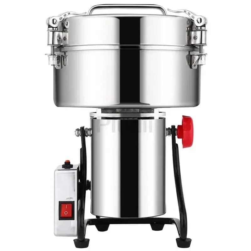 4500G Powder Grinder Spice Grinder Grain Crusher Large Commercial High Capacity Stainless Steel Pure Copper Motor Grinder