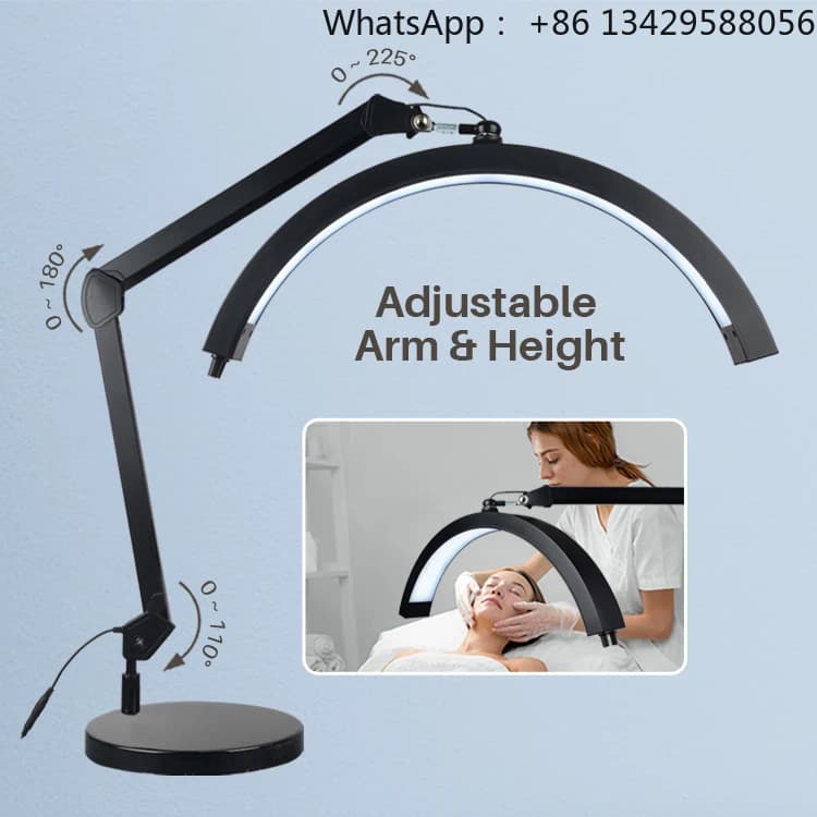 9510LED  Nail Lamp Lash Light Eyelash Makeup Spa Beauty Salon Lamp Desk Lash Lamp Half Moon Light with Dimming
