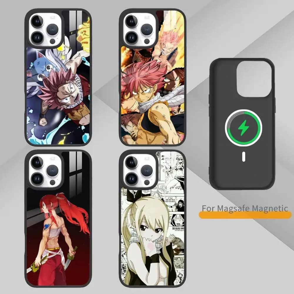 ANIME I-FAIRY TAIL Phone Case For iPhone17,16,15,14,13 Plus,Pro Max Magnetic For Magsafe Wireless Charging