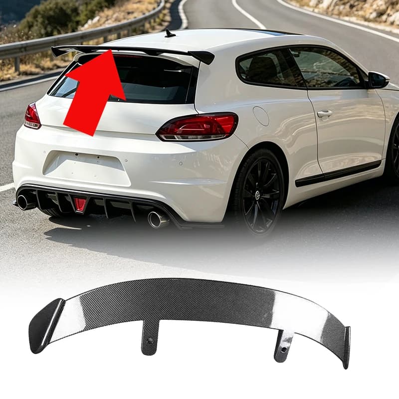 Rear Top Roof Spoiler For VW Scirocco 2009-2017 Auto Exterior Accessory Body Kit Car Modification