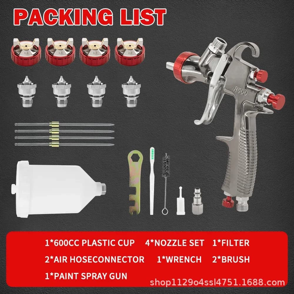 R-500 spray gun, high atomization pot pneumatic spray grab