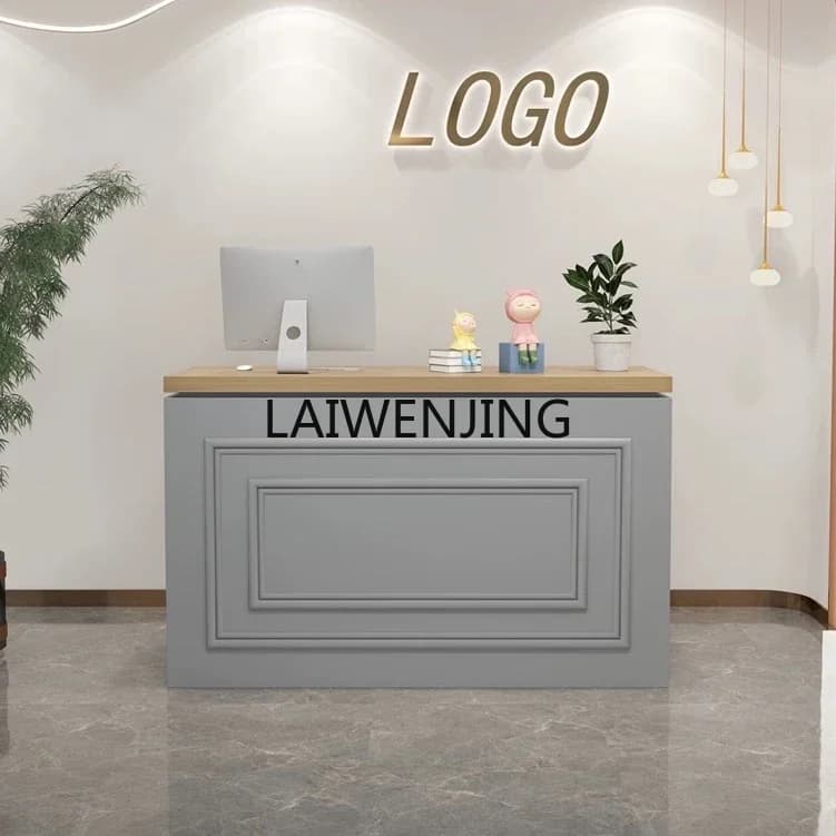 HLZ checkout page Simple modern small beauty salon milk tea shop Nordic bar cabinet