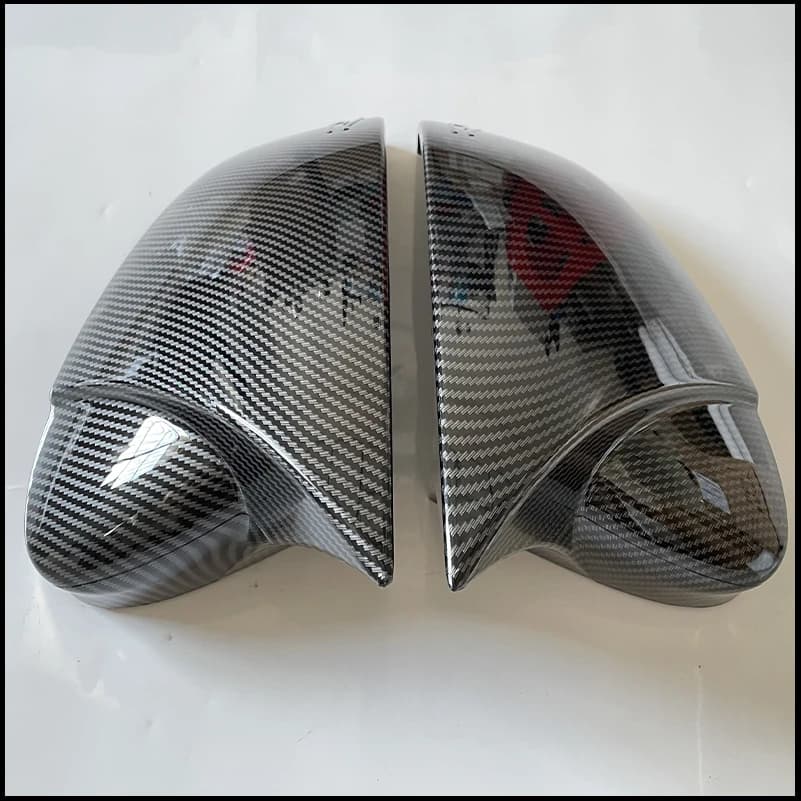 For Volkswagen VW Golf 8 MK8 VIII 2020 2021 2022 Door Side Wing Rearview Mirror Cover Trim With Horn Car Styling Accessories