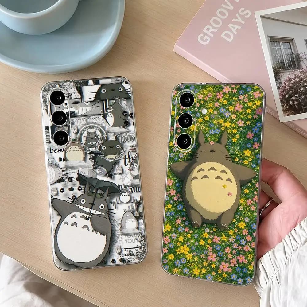 My N-Neighbor Totoro gift Phone Case For SamsungA10,12,20,21S,30,31,40,50,51,52,70,71 Transparent Cover